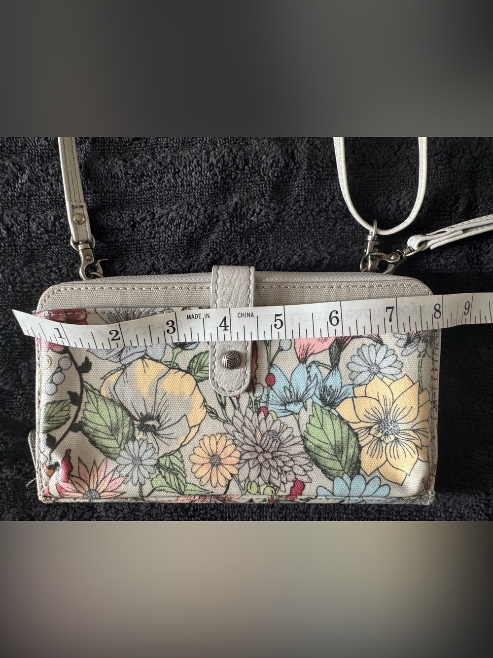 Sakroots Floral Print Crossbody Wallet/Wristlet - Picture 8 of 15
